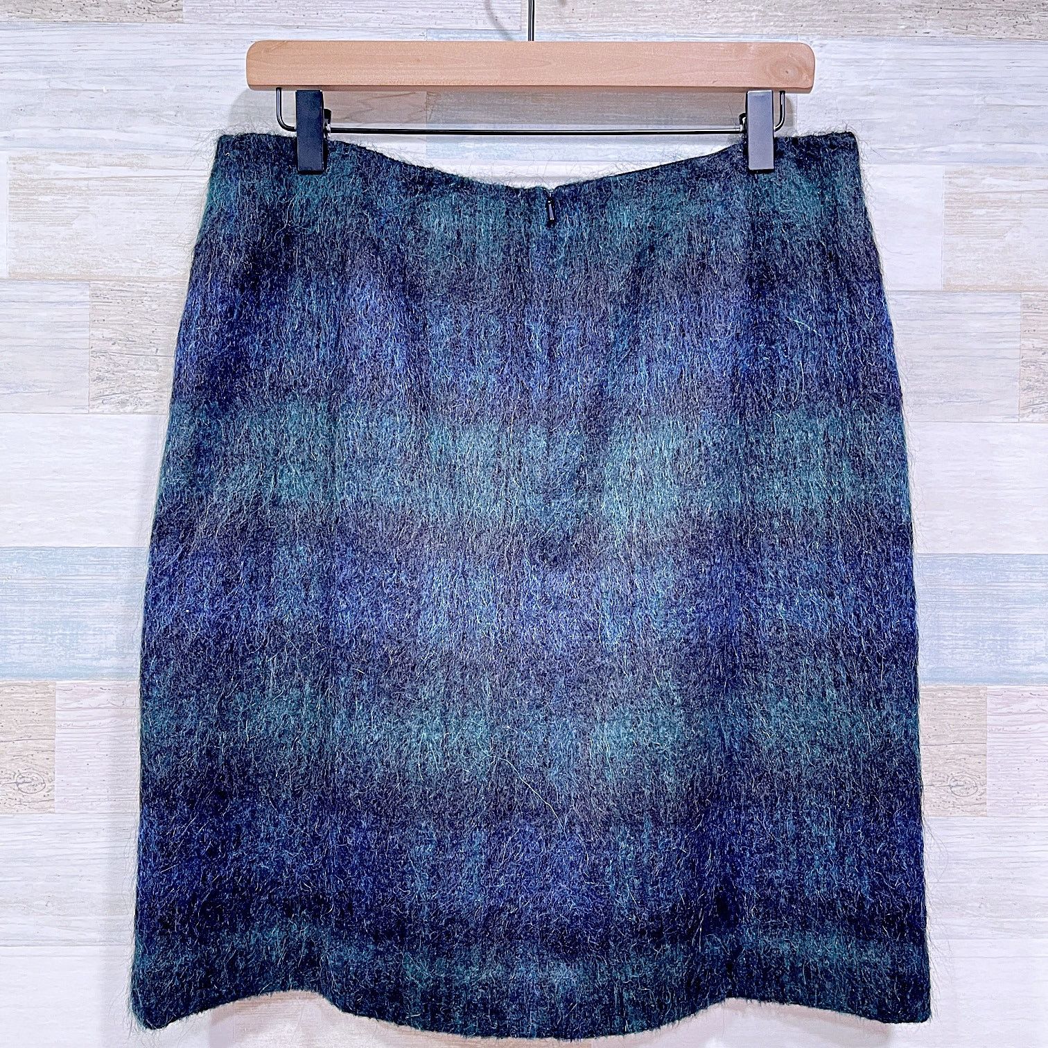 Vintage Talbots Wool Alpaca Mohair Fur Skirt Suit Womens 6P 10 Size M / US 6-8 / IT 42-44 - 6 Thumbnail