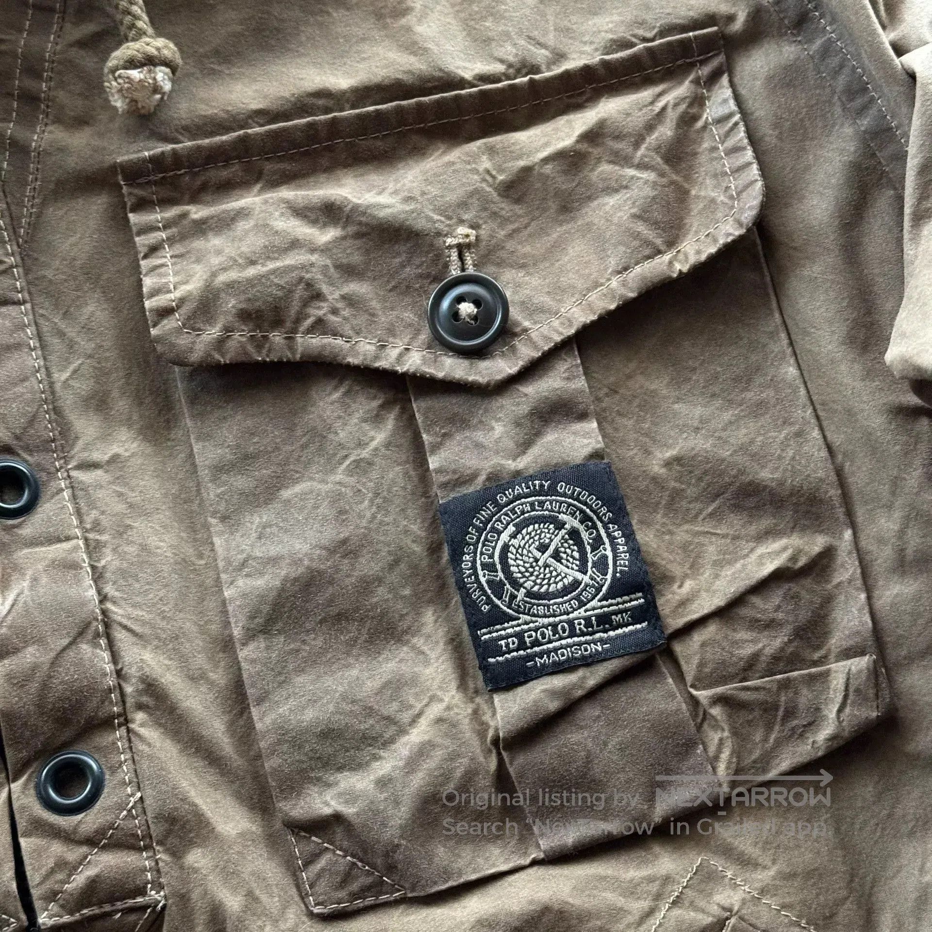 Polo Ralph Lauren Ralph Lauren Waxed Mountaineering Jacket. Size US M / EU 48-50 / 2 - 7 Thumbnail