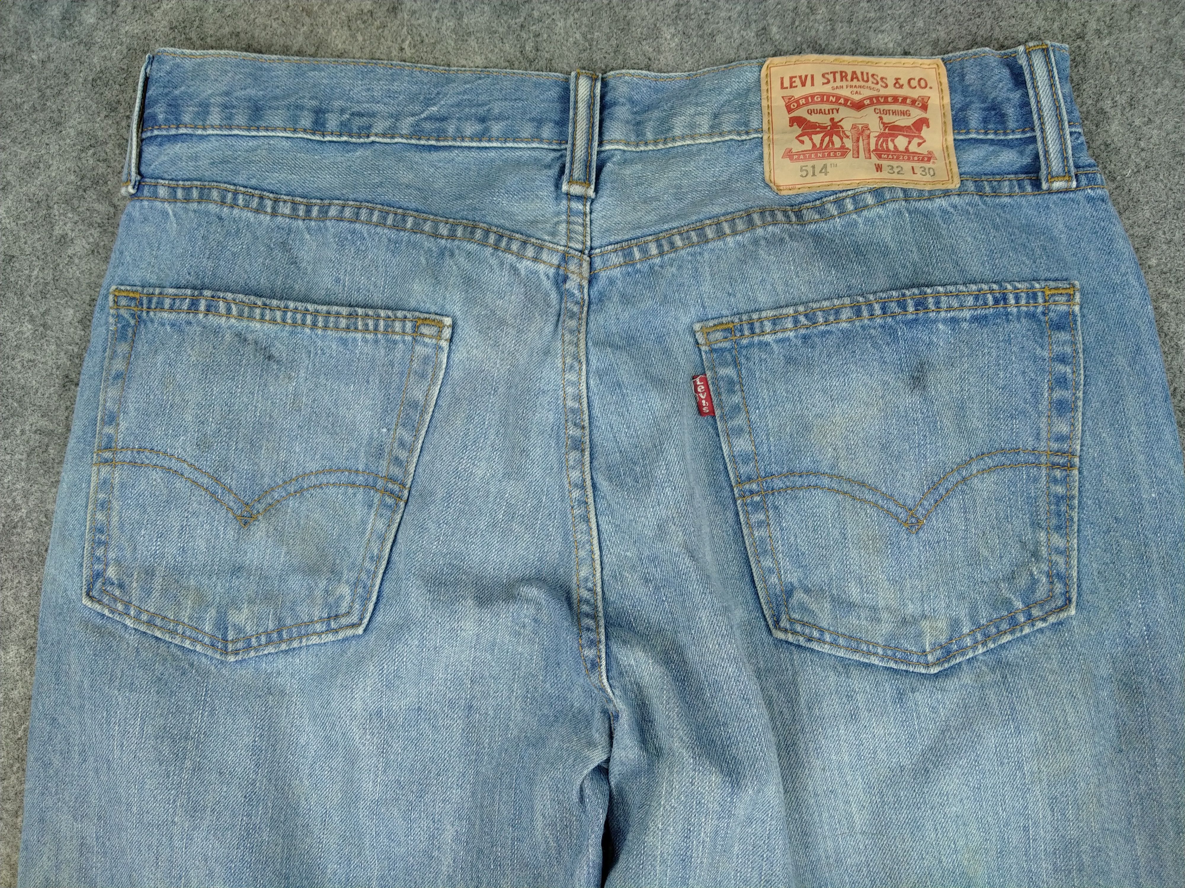 Levi's Levi's 514 Dirty Denim 32 x 29.5 -JN566 Size US 32 / EU 48 - 4 Thumbnail