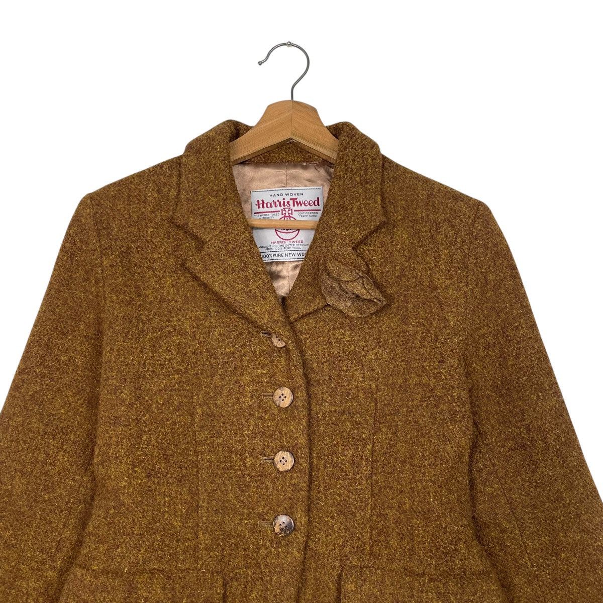 Harris Tweed Vintage Harris Tweed Wool Women Jacket Size XS / US 0-2 / IT 36-38 - 2 Thumbnail