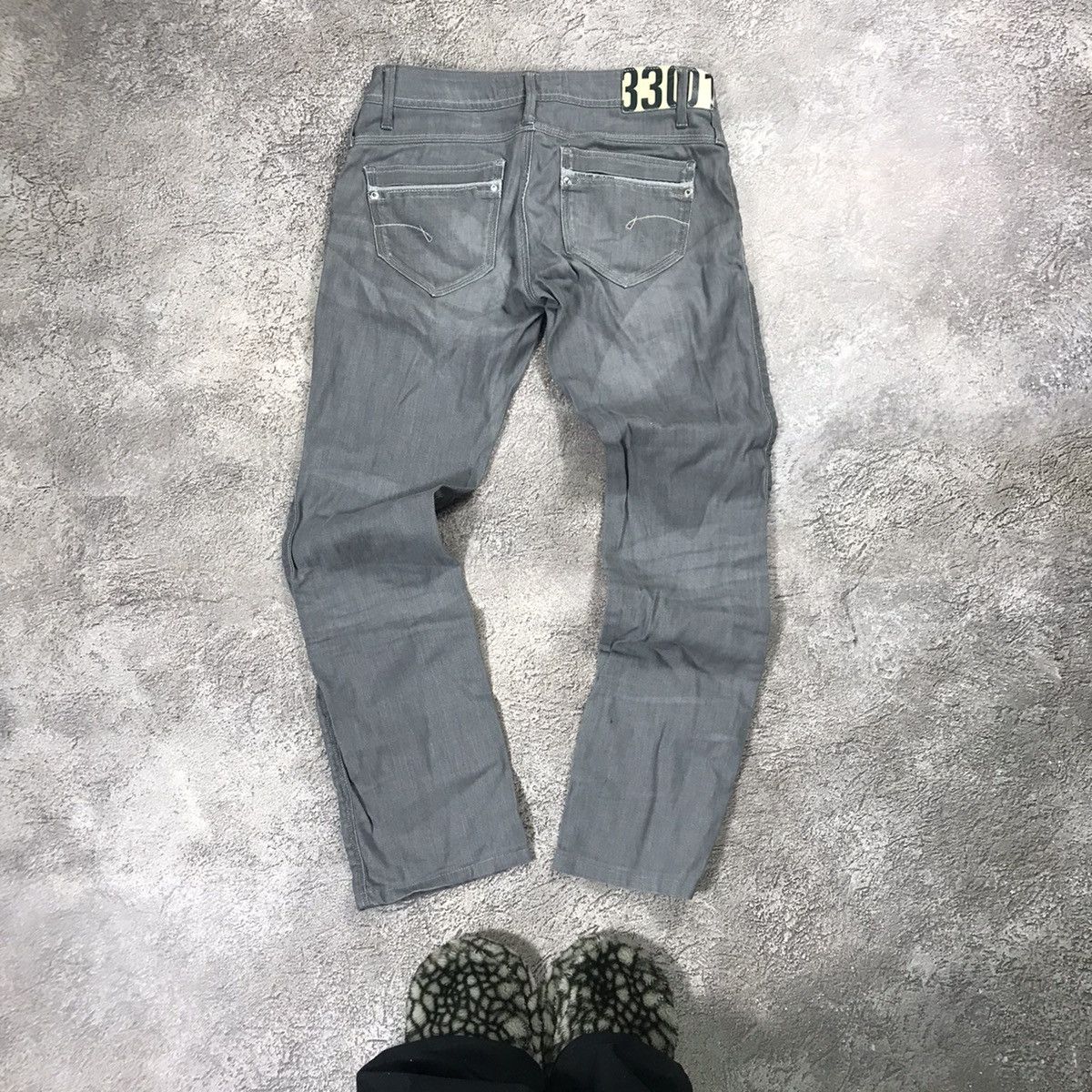 Vintage Vintage G Star Distressed Low Rise Flared Jeans Skate Y2K 29 Size US 29 - 7 Thumbnail
