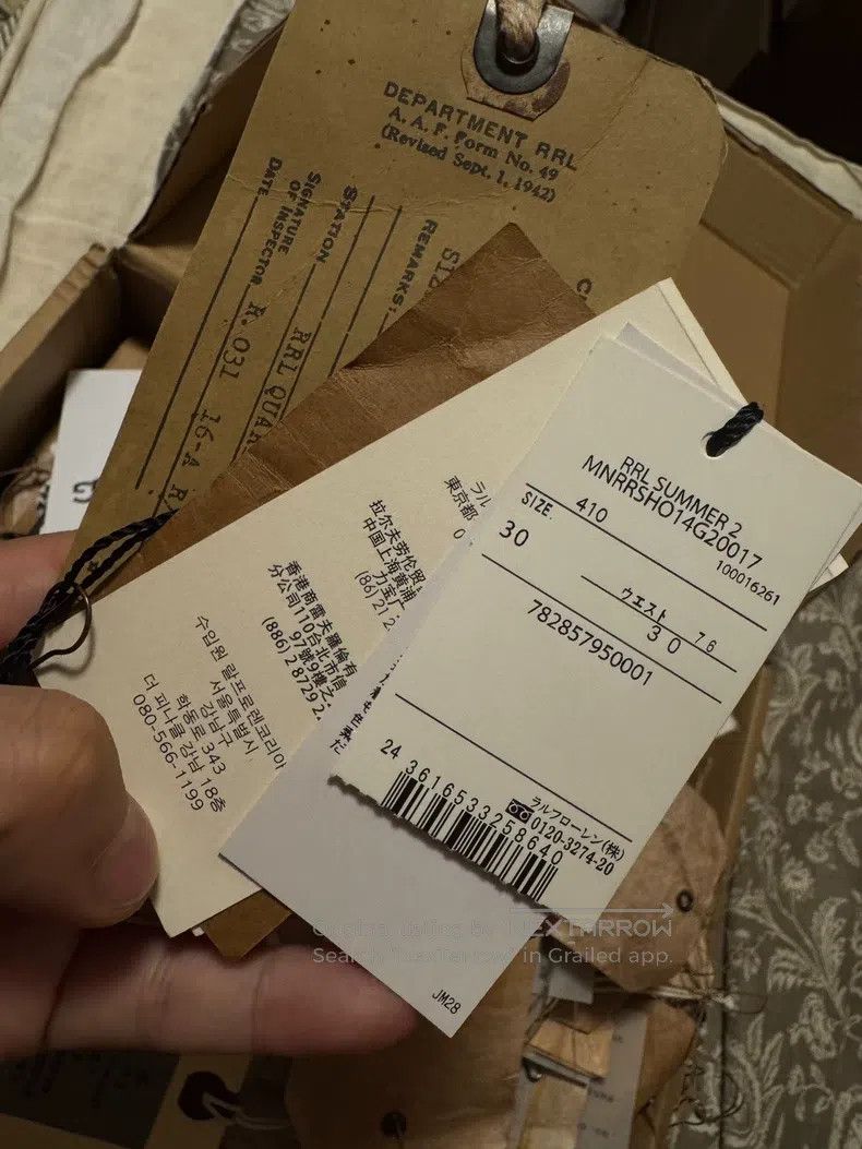 RRL Ralph Lauren RRL Ralph Lauren 2022 Summer New Baijia Fabric Splicing Sh Size US 32 / EU 48 - 8 Thumbnail