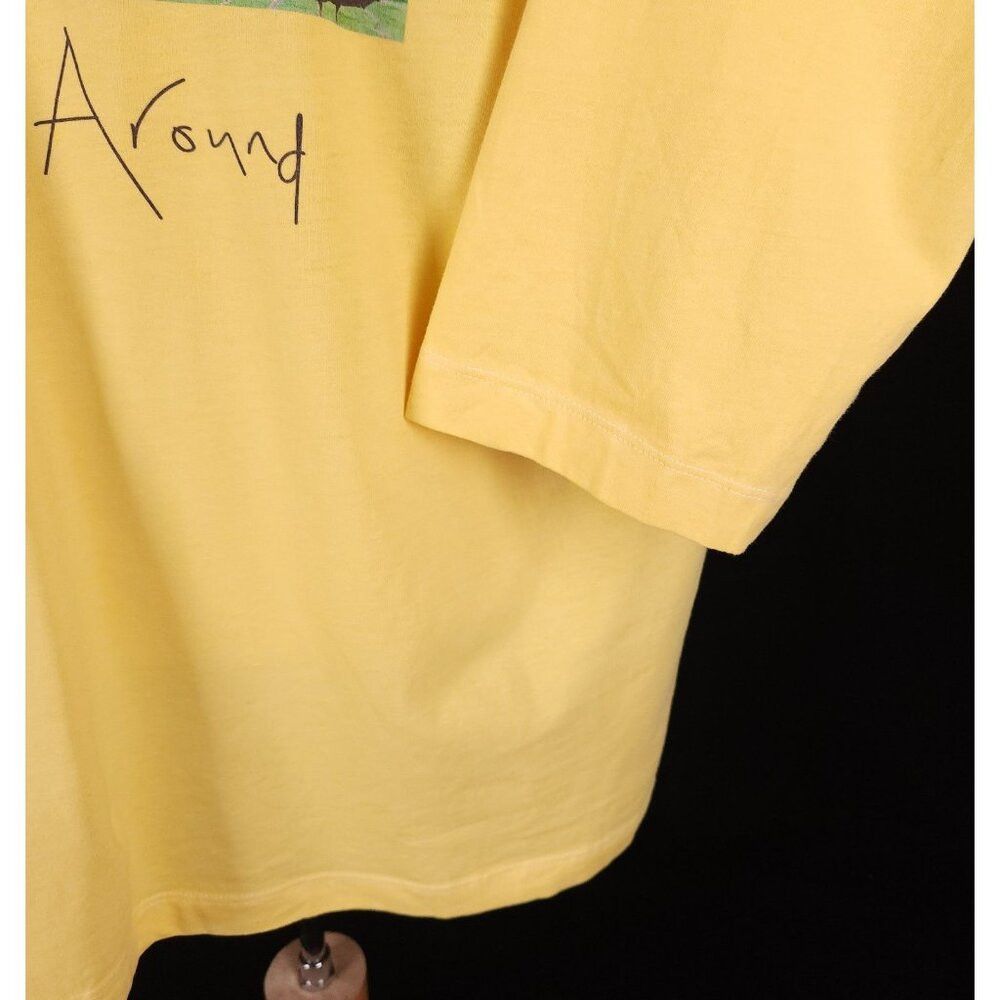 Other Vivendii Organic Cotton Long Sleeve T-Shirt L Mens Yellow Size US L / EU 52-54 / 3 - 6 Thumbnail