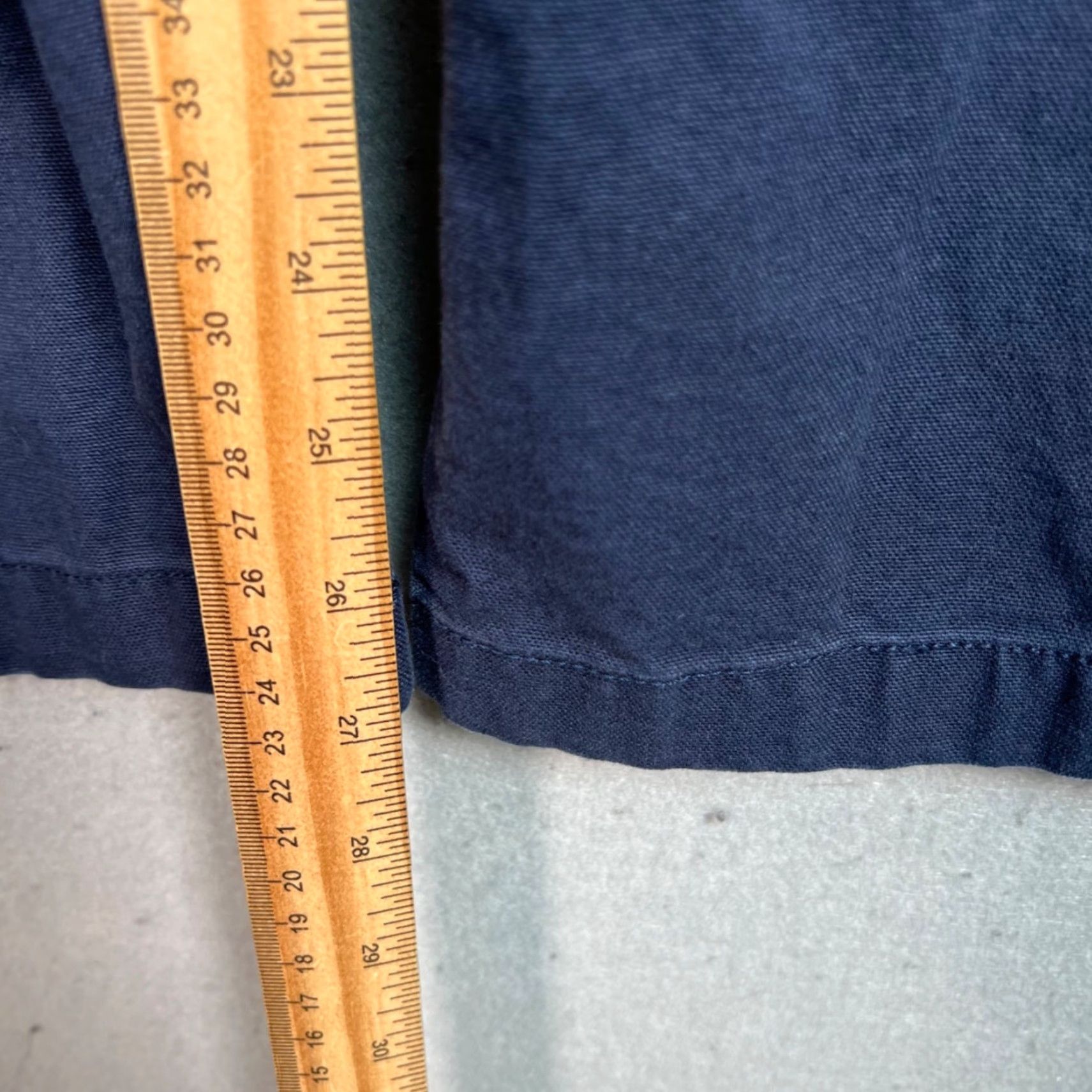 J.Crew J.Crew Mens 34 Navy Blue Cotton Chino Pants Classic Fit Straight Leg - Blue, Regular, 34x28, Flat Front, Preppy, Casual, Men's Pants Size US 34 / EU 50 - 7 Thumbnail
