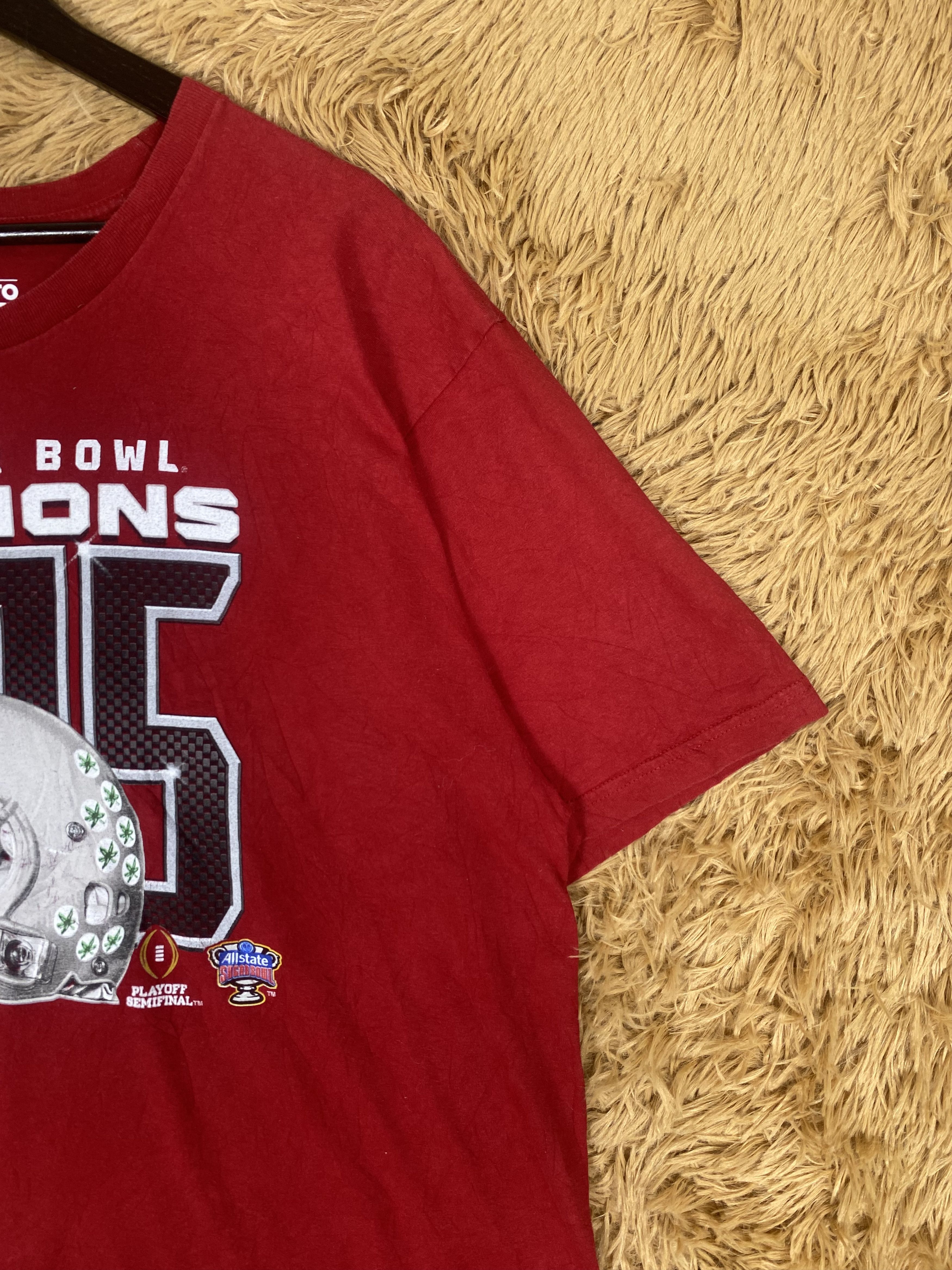 Adidas × NFL × Vintage Vintage Adidas Sugar Bowl Champion 2015 T-Shirts PT0007 Size US XL / EU 56 / 4 - 3 Thumbnail