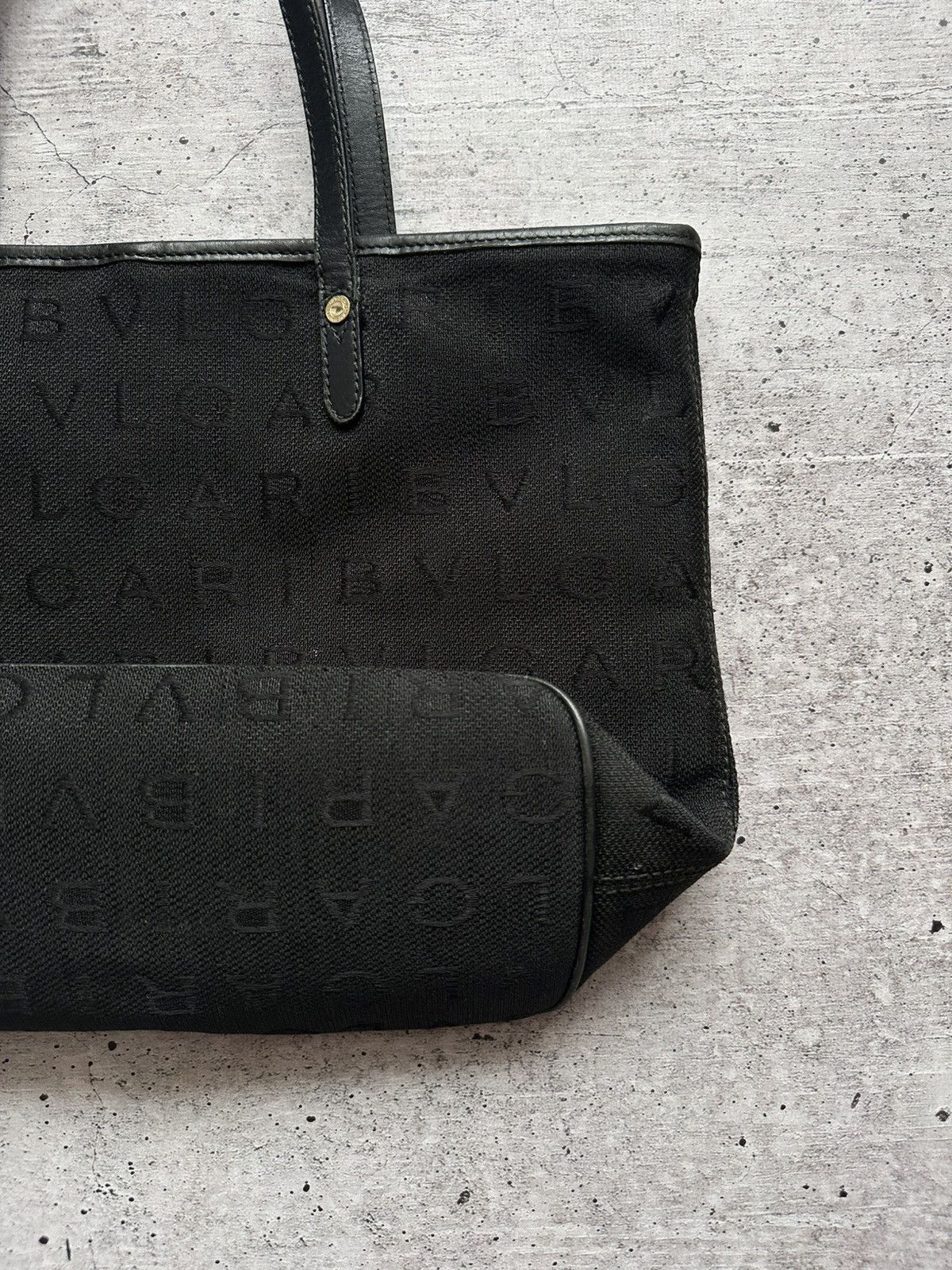 Bvlgari × Vintage Women's Bvlgari Monogram Black Handle Bag Size ONE SIZE - 3 Thumbnail