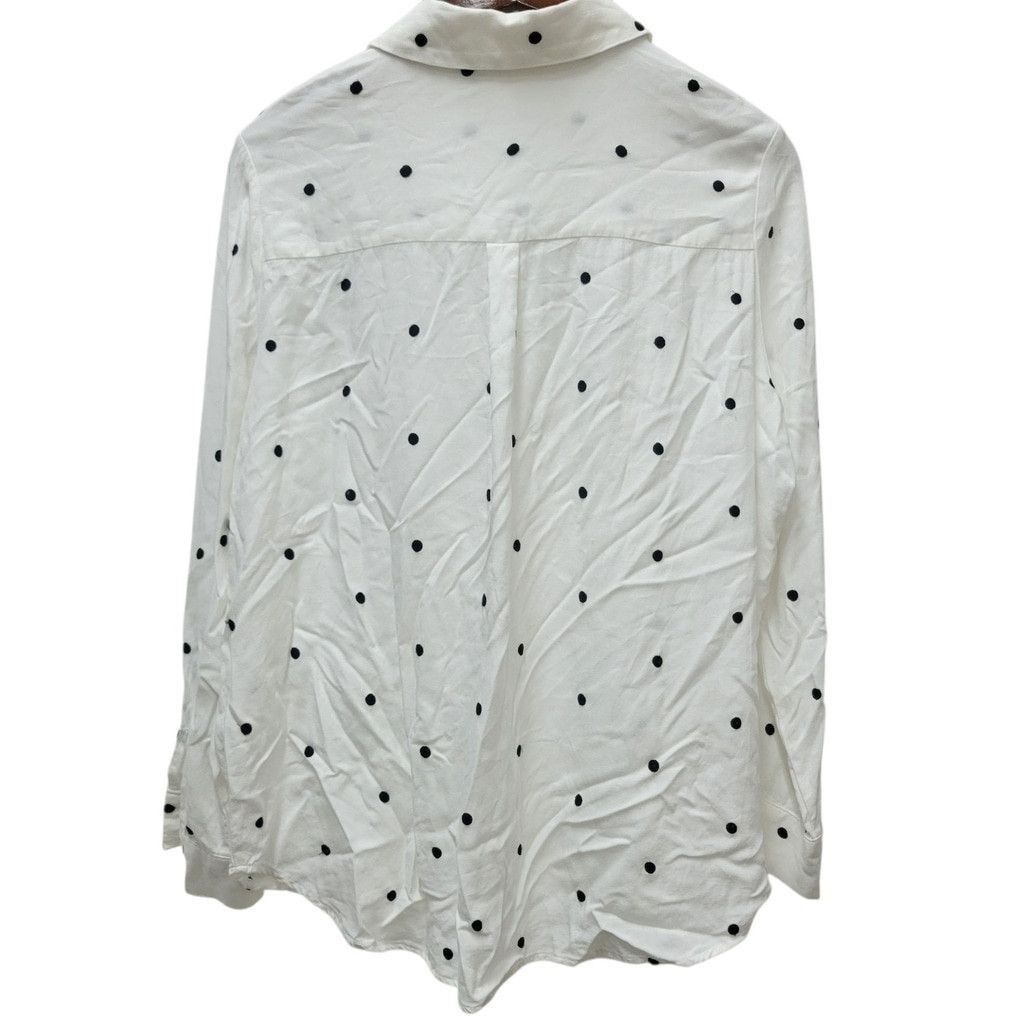 Other MNG Casual Women Long-Sleeves Polka-dot Rayon Blouse Size 8 Size M / US 6-8 / IT 42-44 - 6 Thumbnail