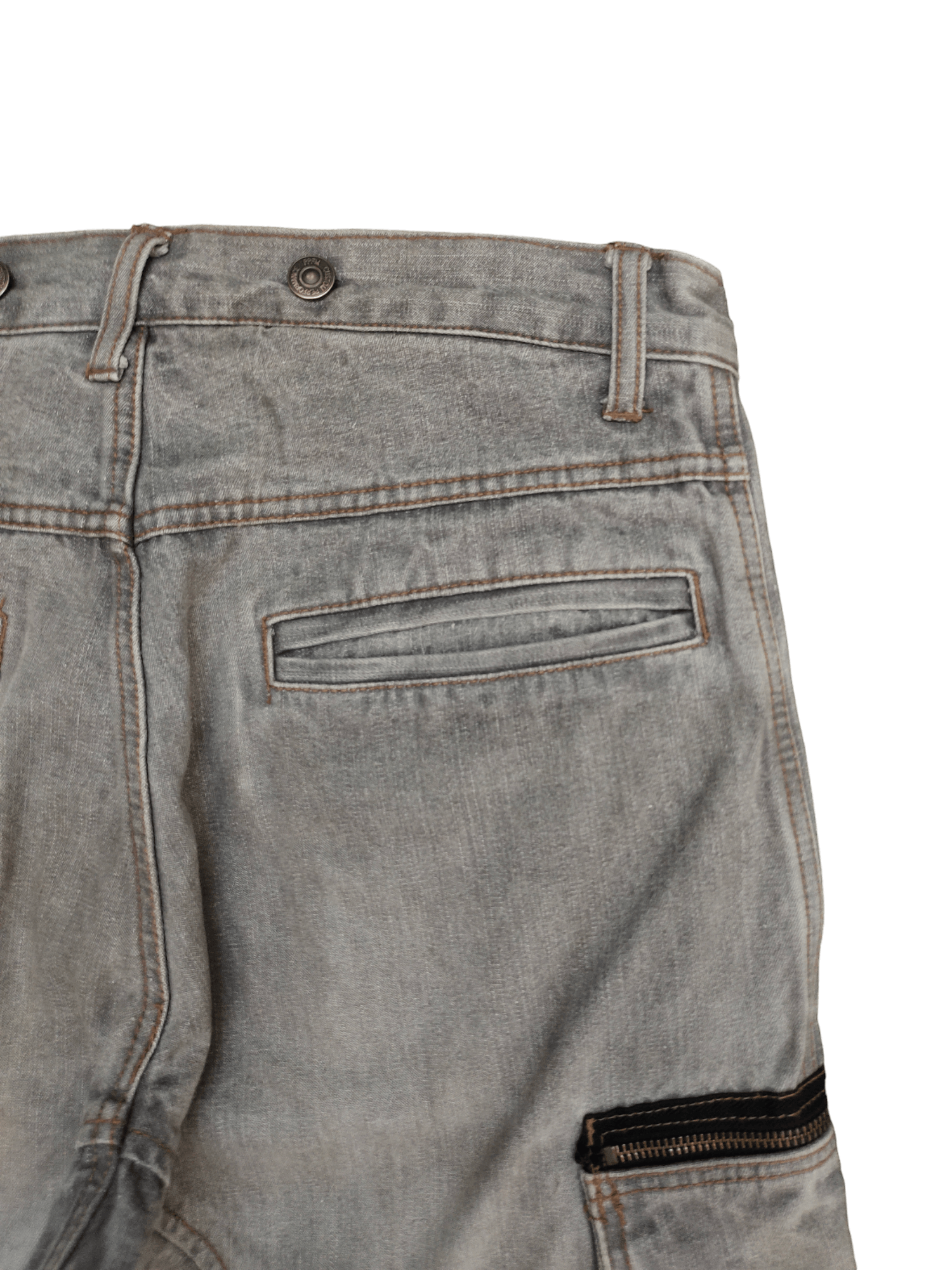 PPFM PPFM Multi Pocket Cargo Denim Baggy Pants Size US 32 / EU 48 - 12 Thumbnail