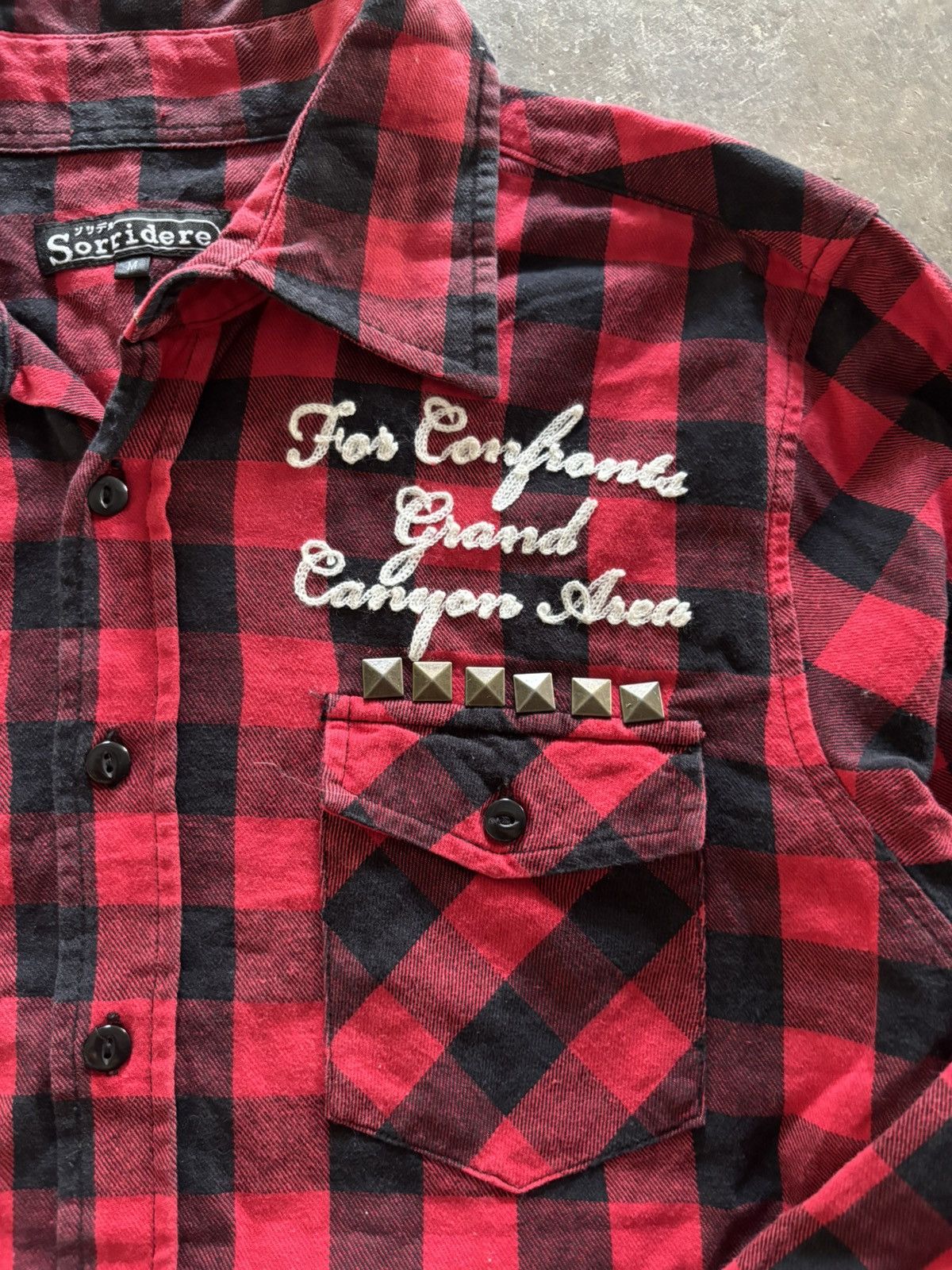 20471120 × Hysteric Glamour × If Six Was Nine y2k punk gothic sorridere flannel patches studded Size US M / EU 48-50 / 2 - 8 Thumbnail