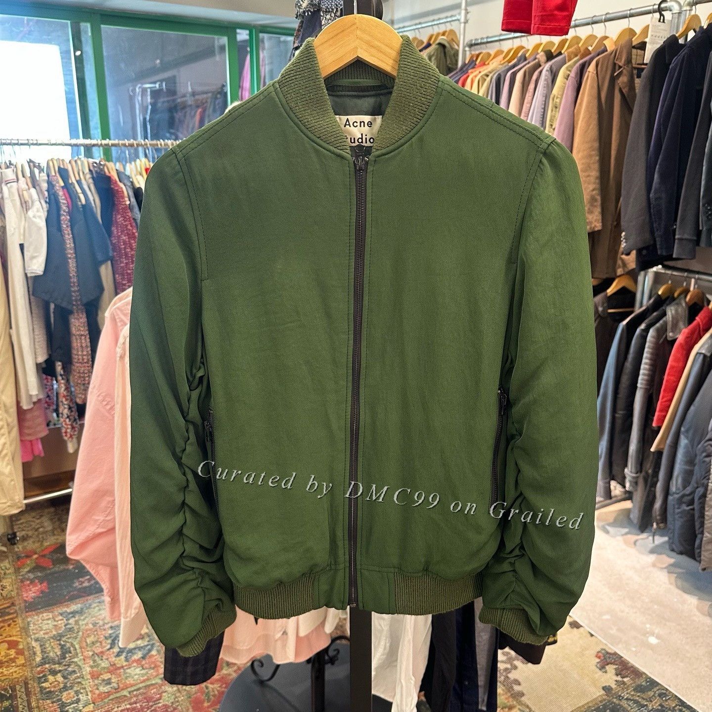 Acne Studios PSS15 Fuel Tech Bomber Jacket | Grailed