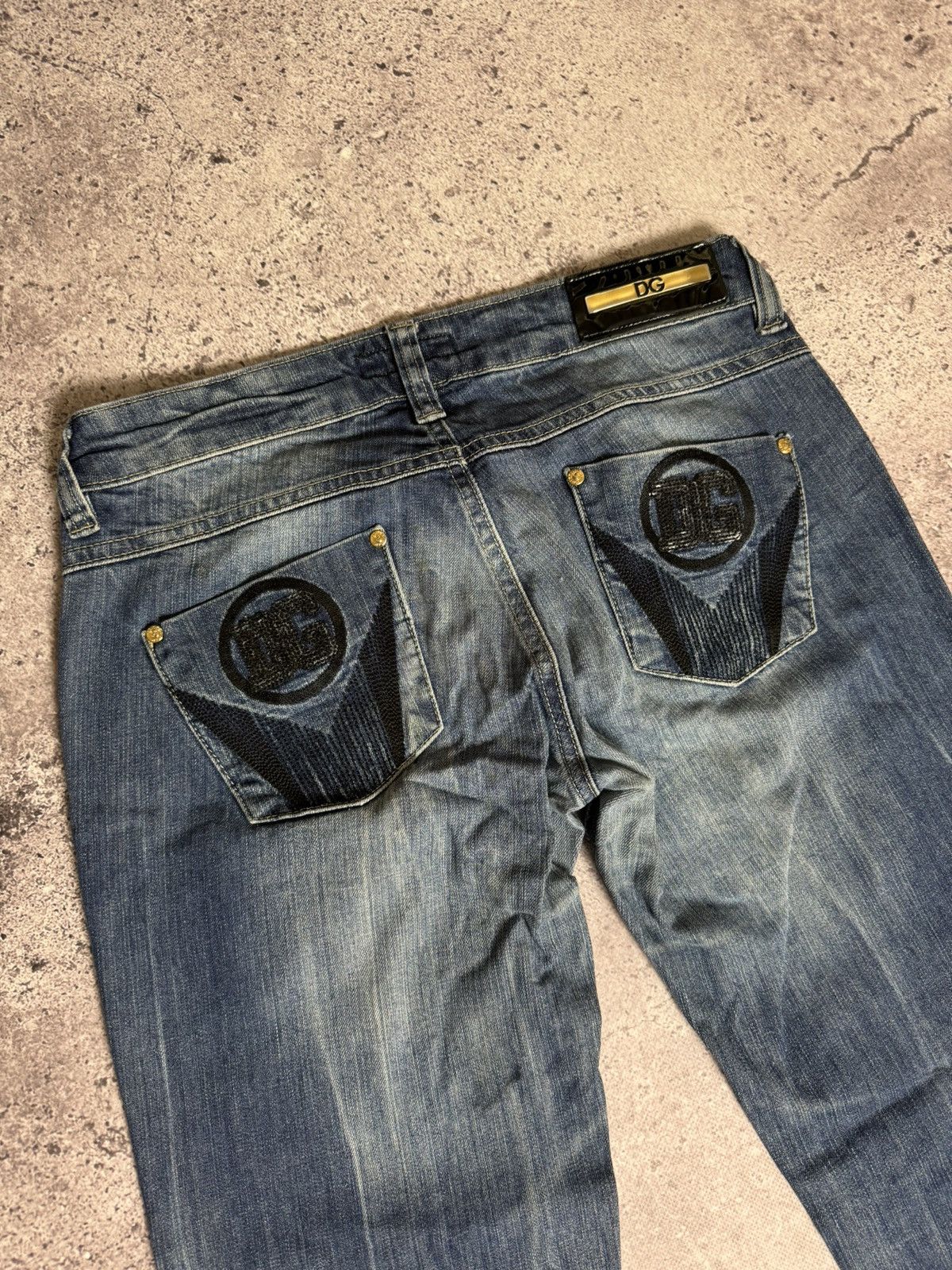 Dolce & Gabbana × Vintage Dolce & Gabbana Luxury Blue Women’s Jeans Size 29" - 3 Thumbnail
