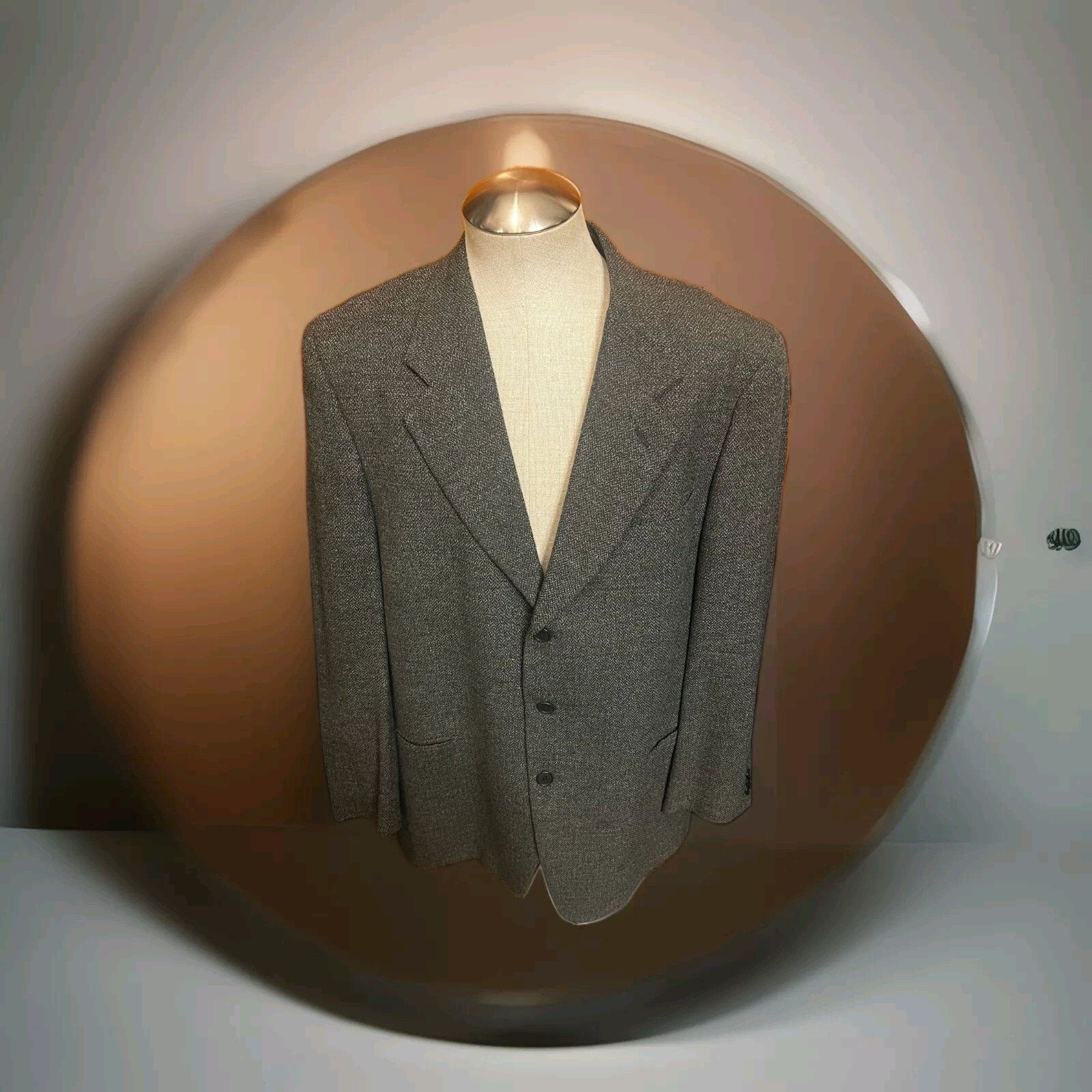 Giorgio Armani Giorgio Armani 3bt Gray Blazer Size 44 Size 44R - 1 Thumbnail