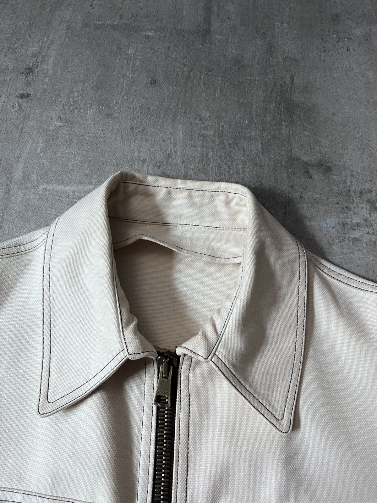 Gucci Gucci by Tom Ford western denim jacket cream Size US M / EU 48-50 / 2 - 8 Thumbnail