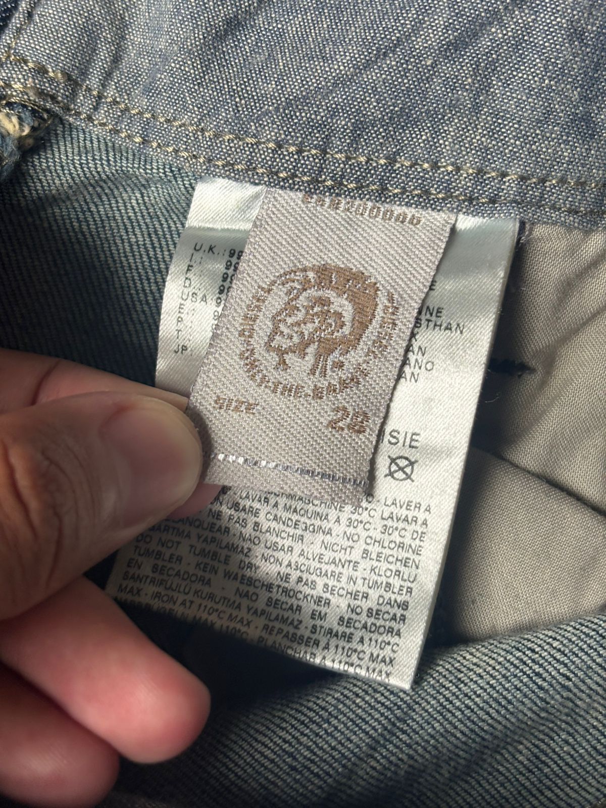 Diesel 2000s Y2k Diesel Flared Jeans Size US 28 / EU 44 - 5 Thumbnail