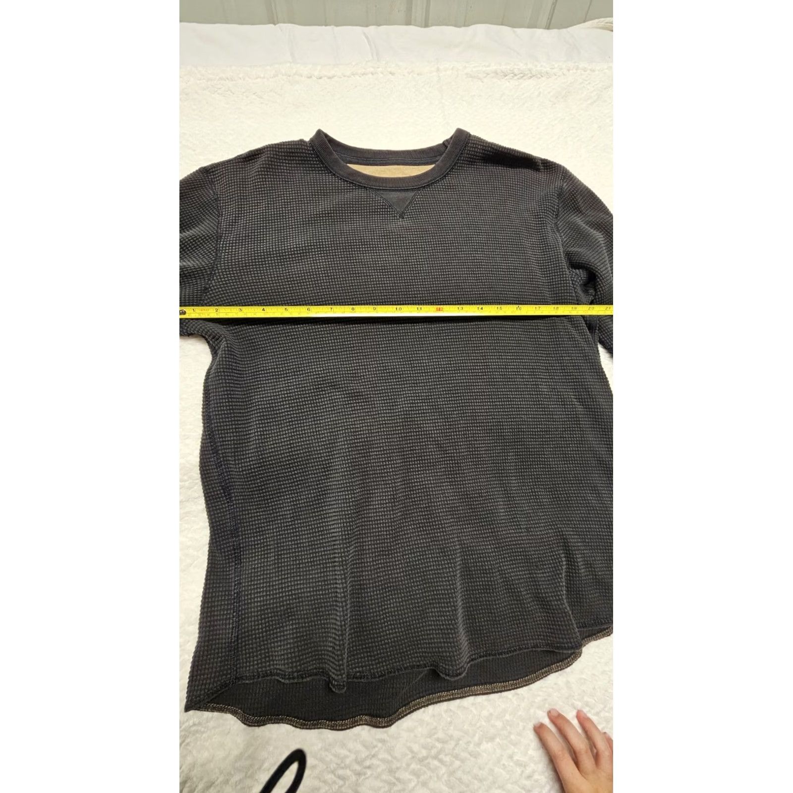 Eddie Bauer Eddie Bauer Mens M Long Sleeve Warm Pullover 100% Cotton Dark Gray Sweatshirt Shirt Regular Crewneck Pullover Mens Gray Size US M / EU 48-50 / 2 - 3 Thumbnail
