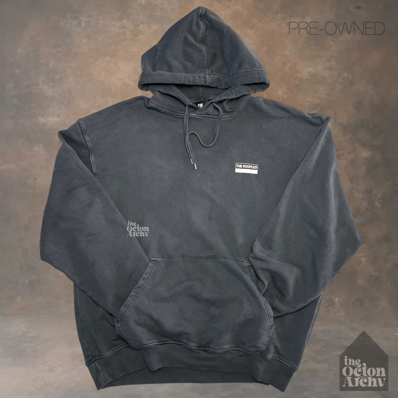The Kooples he Kooples 100% Wild Oversized Pullover Hoodie Charcoal Gray Size US L / EU 52-54 / 3 - 2 Thumbnail