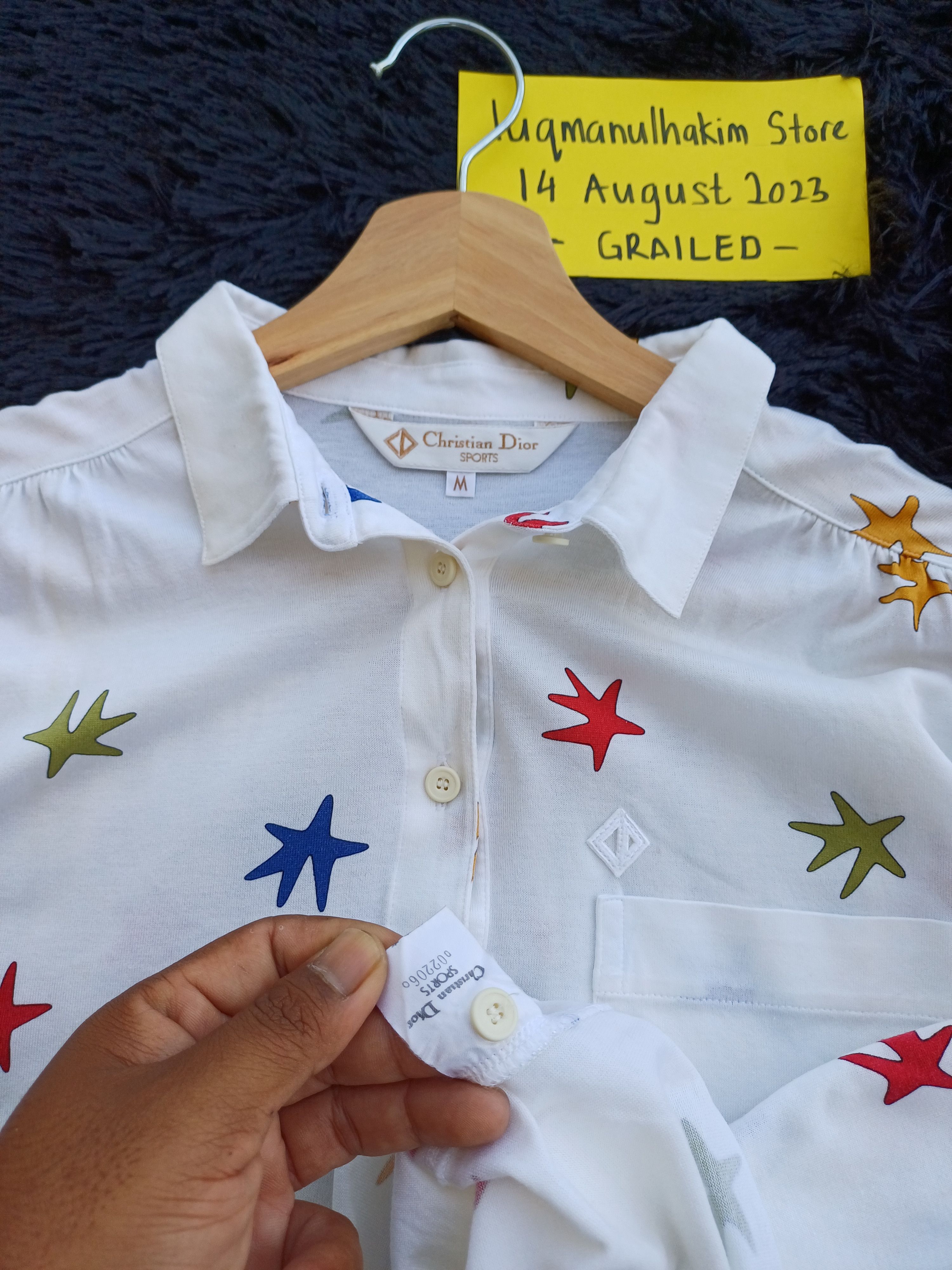 Christian Dior Monsieur Rare Vintage Christian Dior Sports Polo Shirt Size US M / EU 48-50 / 2 - 7 Thumbnail