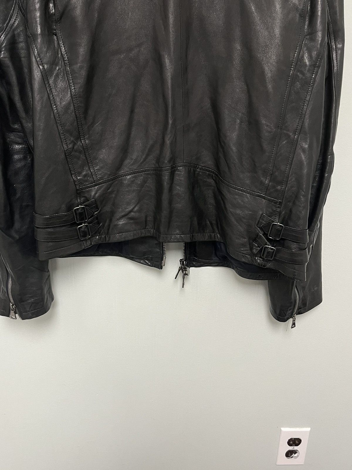 John Varvatos Zip Front Biker Jacket. 52 Size US L / EU 52-54 / 3 - 14 Thumbnail