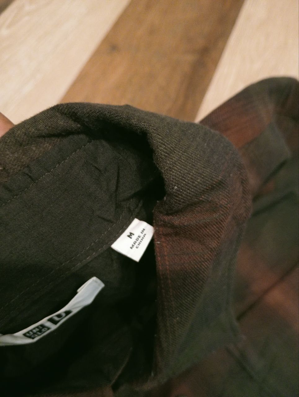 Lemaire LEMAIRE X UT U OVERSIZED FLANNEL SHIRT - SIZE M Size US M / EU 48-50 / 2 - 3 Thumbnail