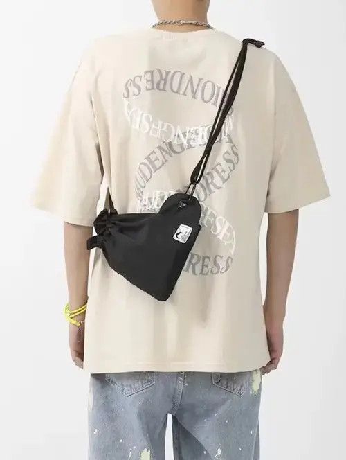 Japanese Brand Y2k aesthetic nylon crossbody pouch bag side bag Size ONE SIZE - 3 Thumbnail