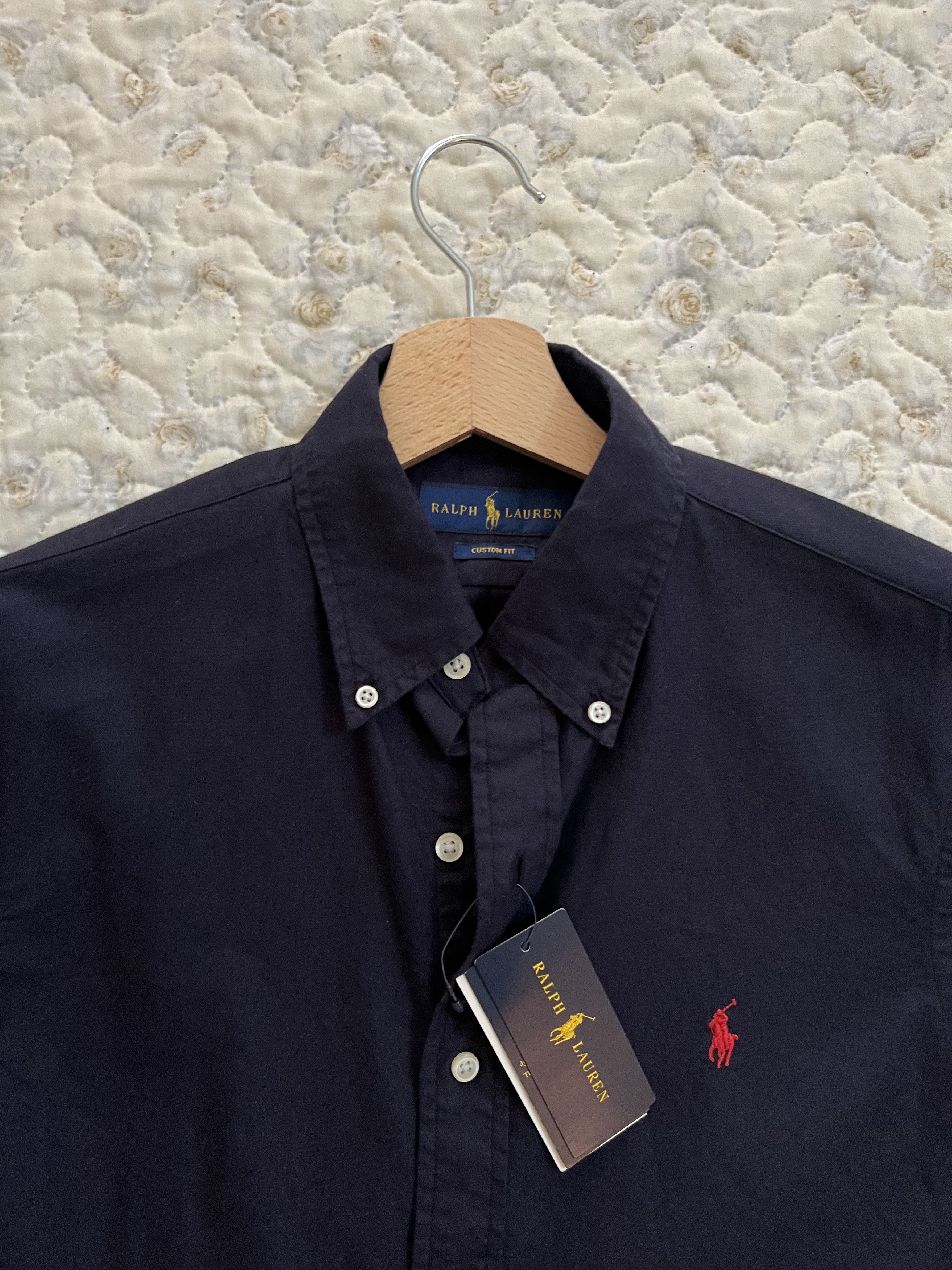 Polo Ralph Lauren Polo Ralph Lauren shirt custom fit navy red Oxford stretch Size US S / EU 44-46 / 1 - 6 Thumbnail