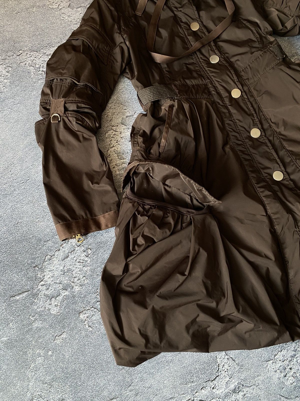 Marithe + Francois Girbaud Marithe Francois Girbaud Archive Bandage Nylon Jacket Coat Size M / US 6-8 / IT 42-44 - 5 Thumbnail