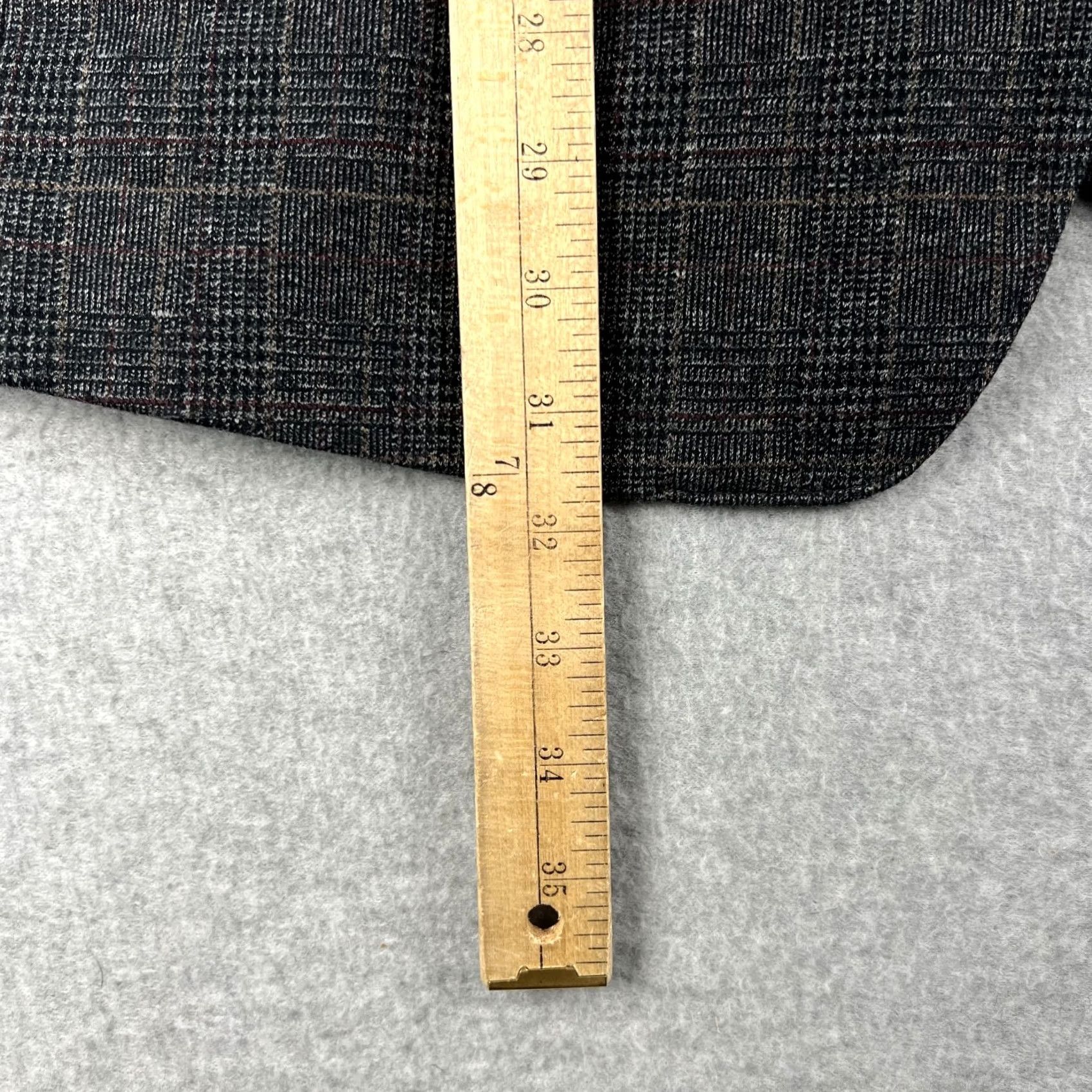 Bonobos Bonobos Sport Coat Blazer 44R Athletic Fit Mens Grey Plaid Cotton Suit Jacket Size 44R - 7 Thumbnail