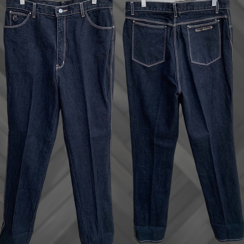 VINTAGE Gloria Vanderbilt for Murjani Jeans Black 31.5 Waist 16 Classic Denim 36 Inseam 5-Pocket Womens/Girls (see pics) - 100% Cotton Knit?