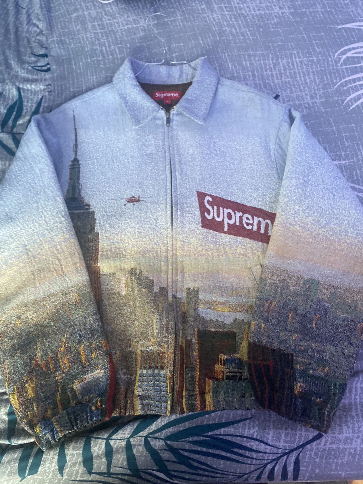 Supreme Supreme Aerial Tapestry Harrington jacket | Grailed