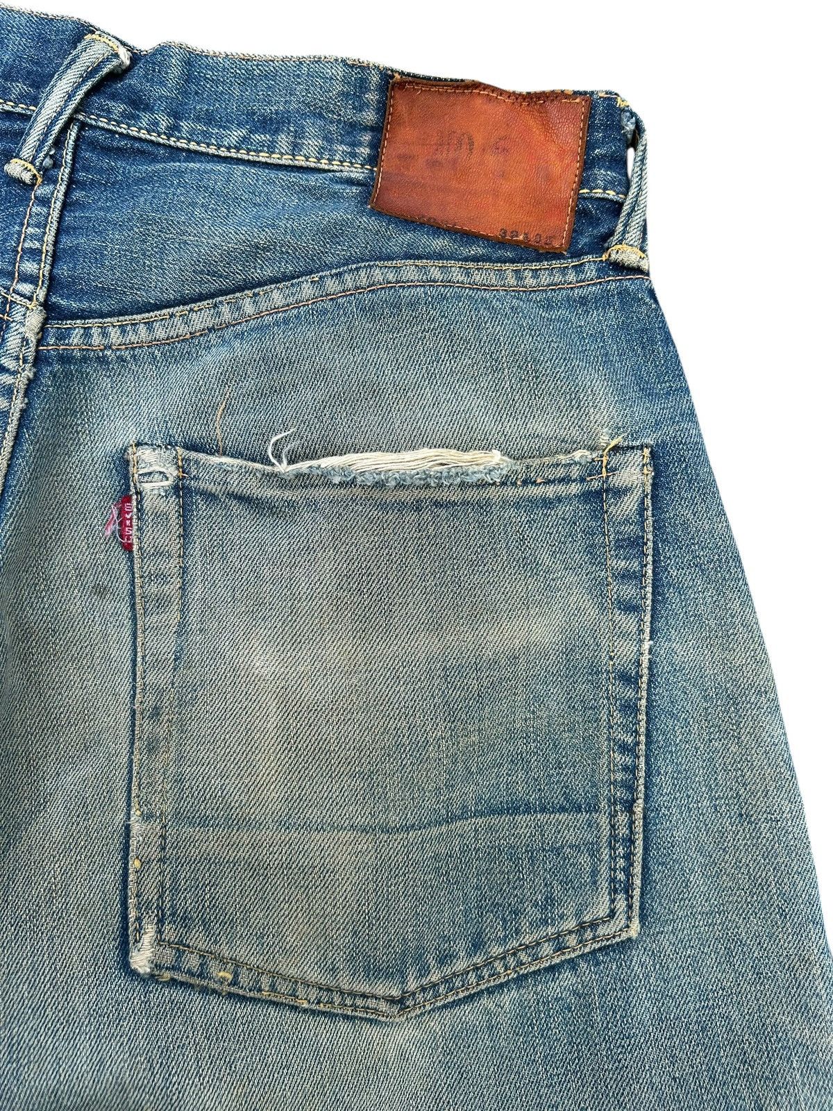 Evisu Thrashed Vintage Evisu Selvedge Baggy Denim Jeans Size US 31 - 13 Thumbnail