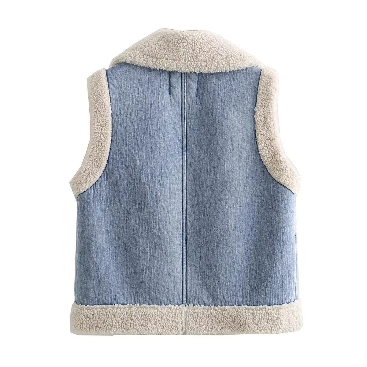 Japanese Brand × Vintage Fur Waistcoat Autumn Winter Sleeveless Jacket Size L / US 10 / IT 46 - 2 Thumbnail