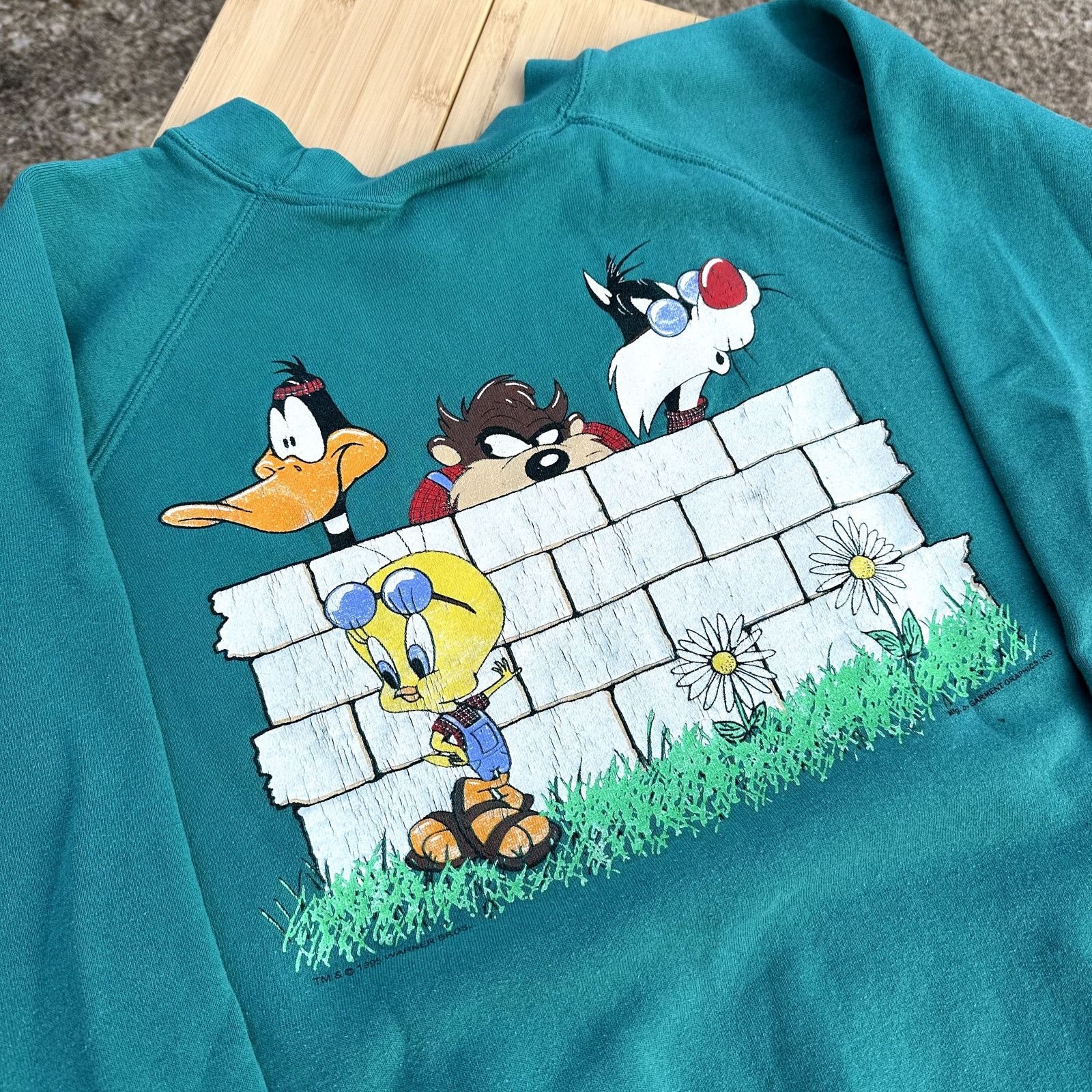 Acme Clothing × Japanese Brand Vintage Looney Tunes Sweatshirt SIze 3XL Taz Tweety Daffy Size US XXL / EU 58 / 5 - 2 Thumbnail