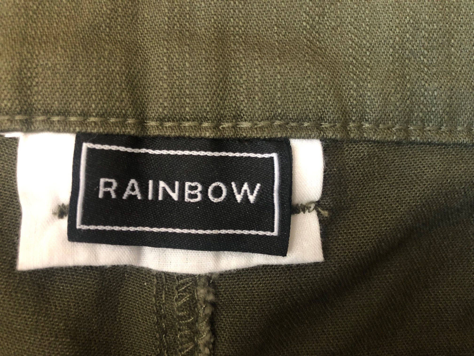 Rainbow Men's shorts denim elastic Rainbow size L/W32 green Size US 32 / EU 48 - 2 Thumbnail