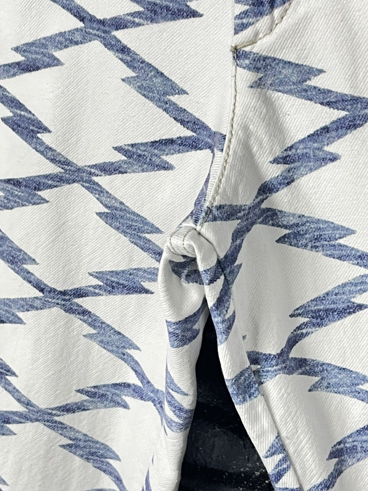 Isabel Marant Etoile Isabel Marant Etoile Nea Printed White Jeans Women’s Size 40 Size 28" / US 6 / IT 42 - 10 Thumbnail