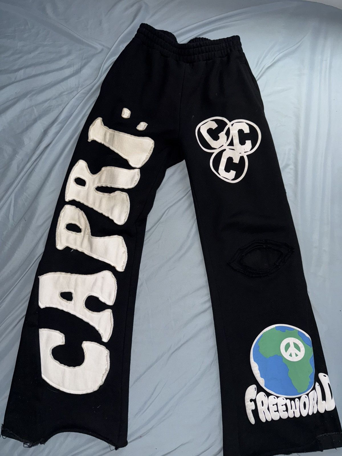 PROJECT CAPRI FLARES SWEATPANTS