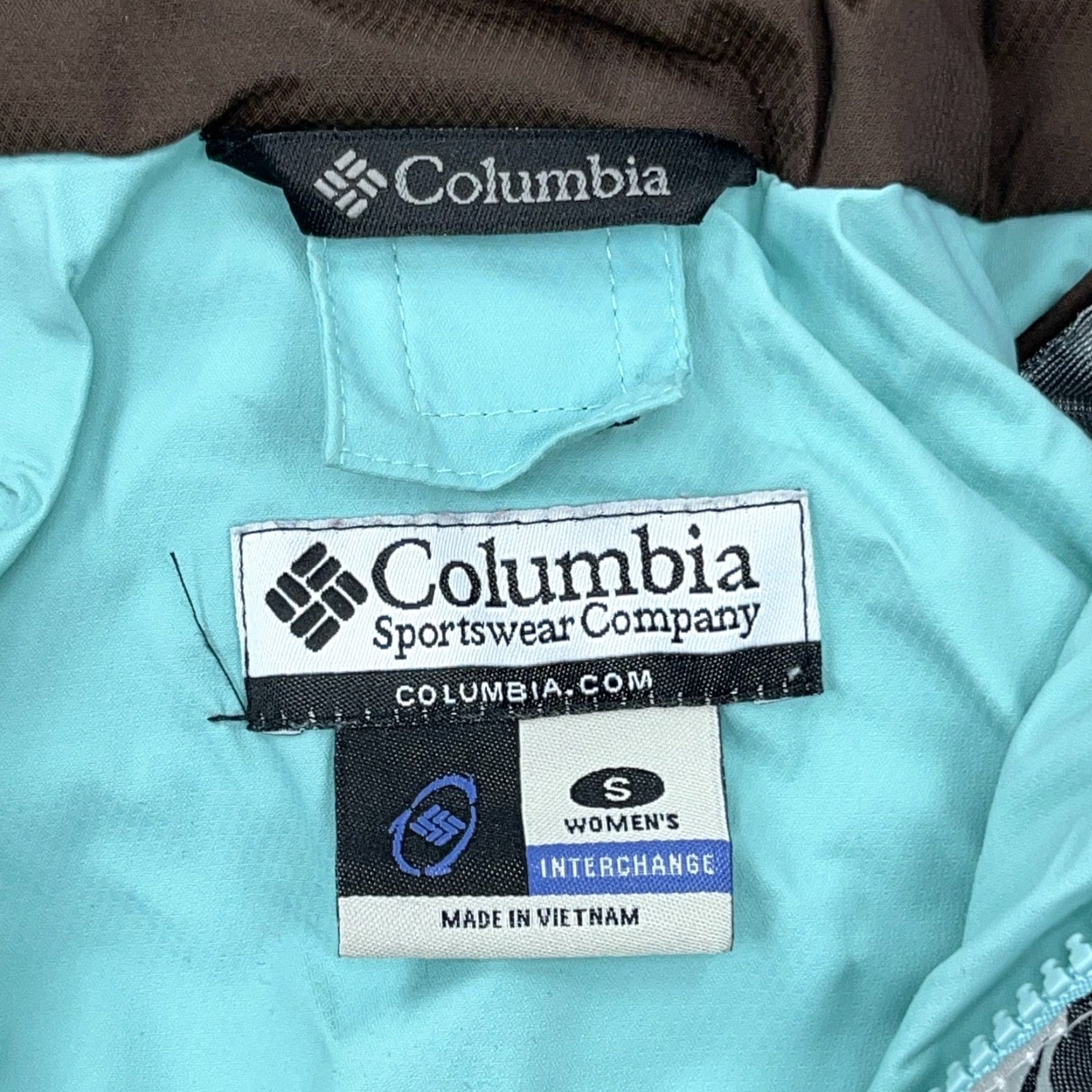 Vintage Columbia Jacket Women Medium Brown Parka Ski Coat Interchange Outer Shell Rain Size M / US 6-8 / IT 42-44 - 4 Thumbnail