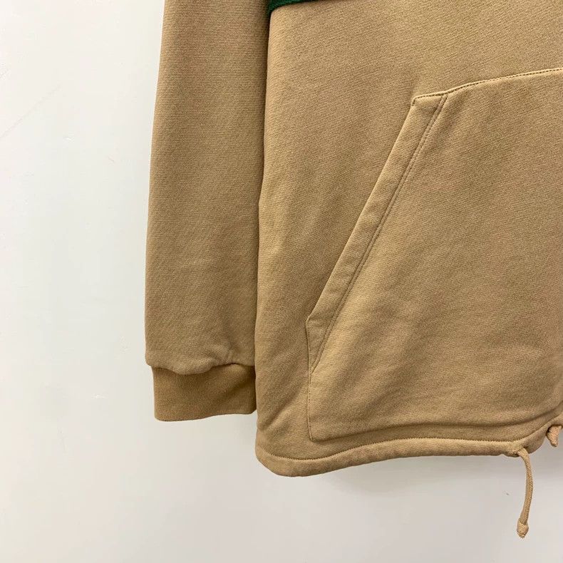 Gucci Gucci Dark brown striped webbing cotton hooded half-zip lo Size US XL / EU 56 / 4 - 4 Thumbnail