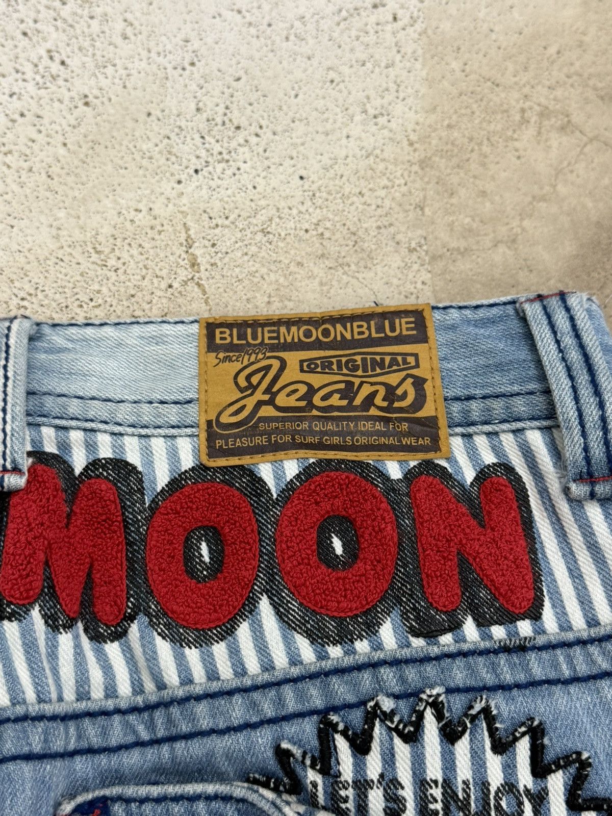 Japanese Brand Blue Moon Bluee Hickory Waist Printed Surfing Clone Devgru Size US 30 / EU 46 - 17 Thumbnail