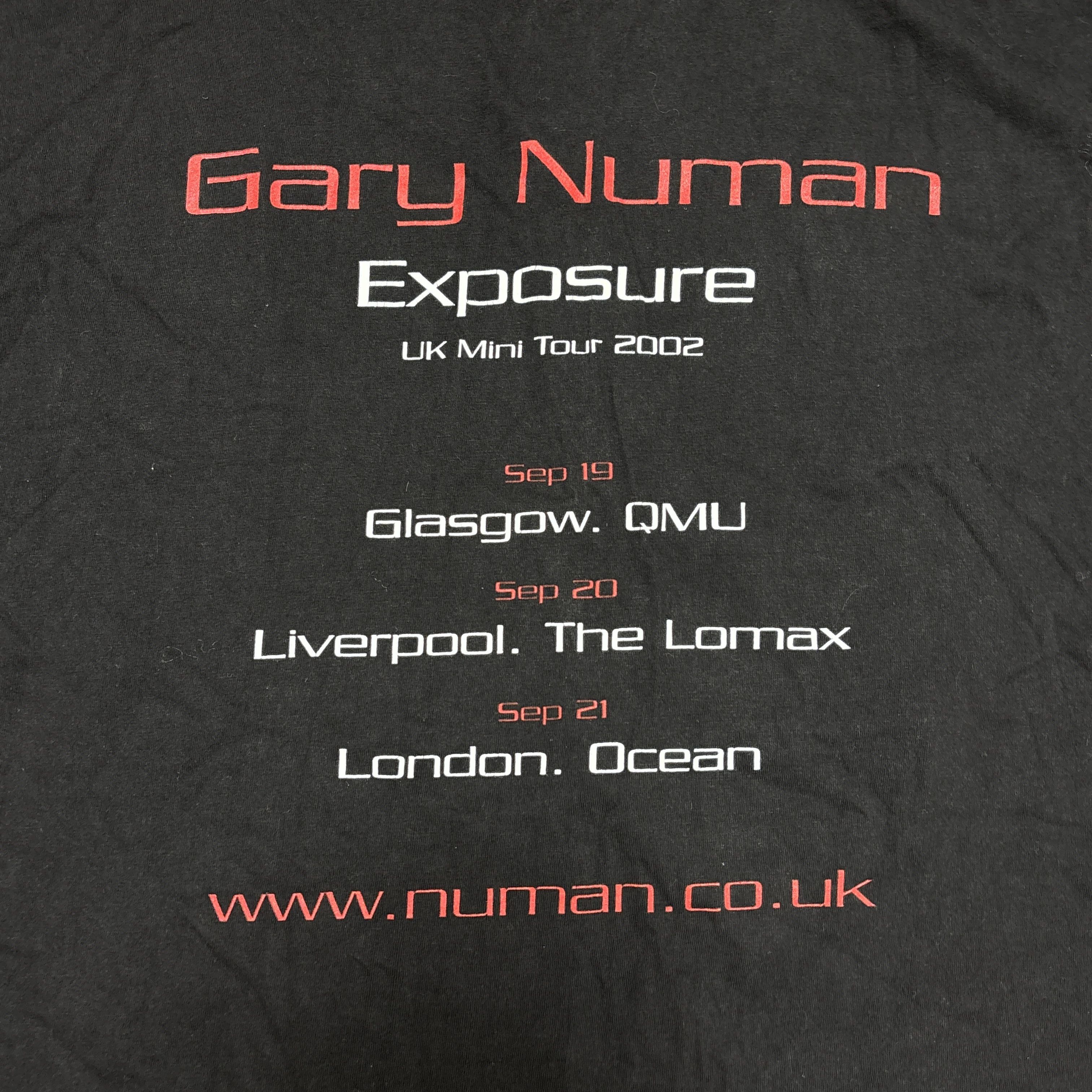 Band Tees 2002 Gary Numan Shirt Band Tee Bauhaus Talking Heads Gothic Size US XL / EU 56 / 4 - 12 Thumbnail