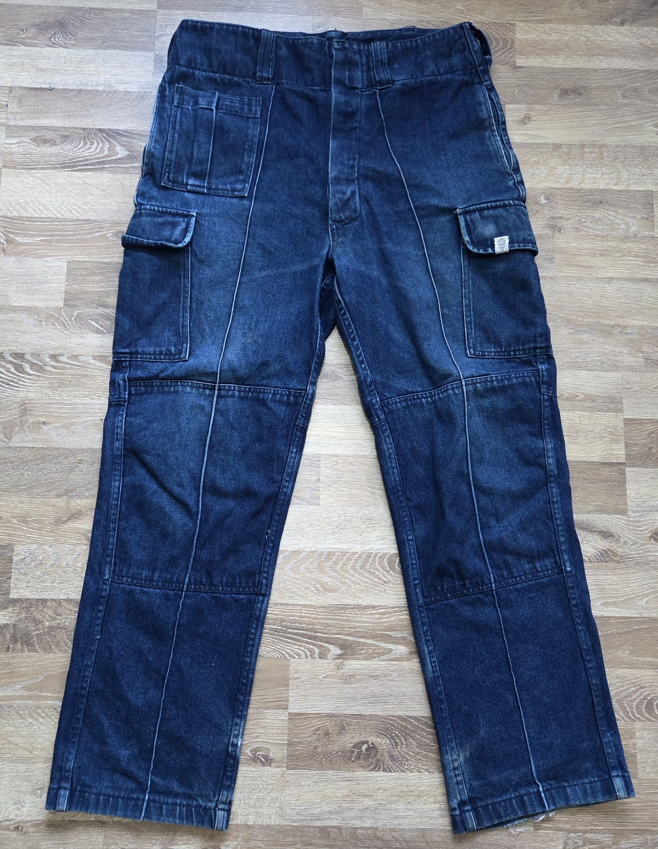 Vintage Devilock Japan Cargo Utility Rider Punk Pants Jeans