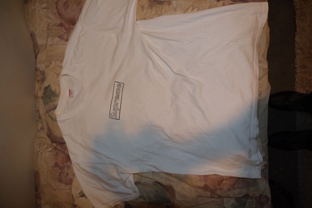 Supreme Supreme x KAWS Chalk Logo Tee | Grailed