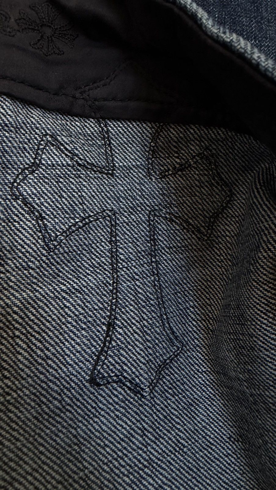 Chrome Hearts RARE!!Chrome Hearts Turbo Diesel Cross Patch Carpenter Jeans Size US 32 / EU 48 - 11 Thumbnail