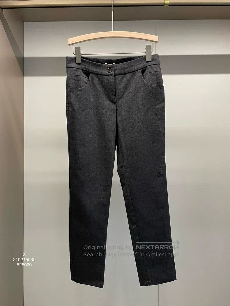 Brunello Cucinelli Brunello Cucinelli Grayish black shearling trousers Size 25" / US 0 / IT 36 - 1 Thumbnail