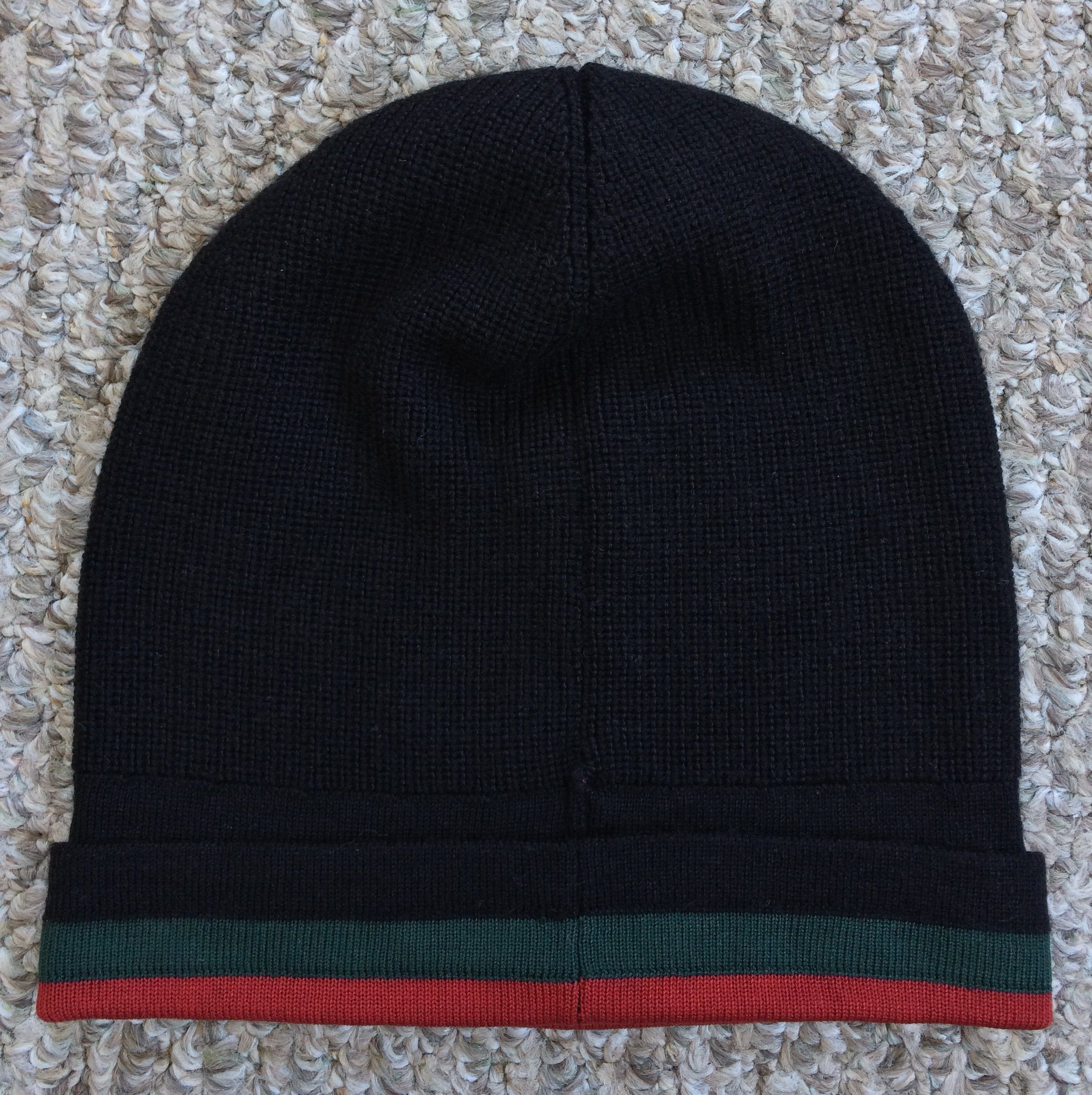 Gucci Vintage Gucci Web Stripe Beanie Hat size XL Size ONE SIZE - 2 Thumbnail
