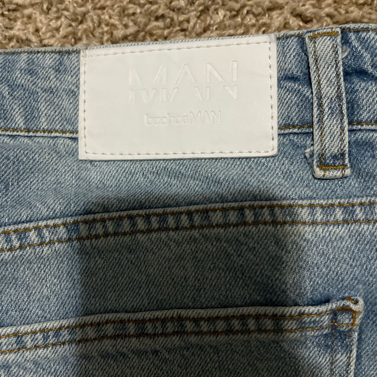 Vintage Boohooman Baggy Blue Jeans Size US 32 / EU 48 - 5 Thumbnail