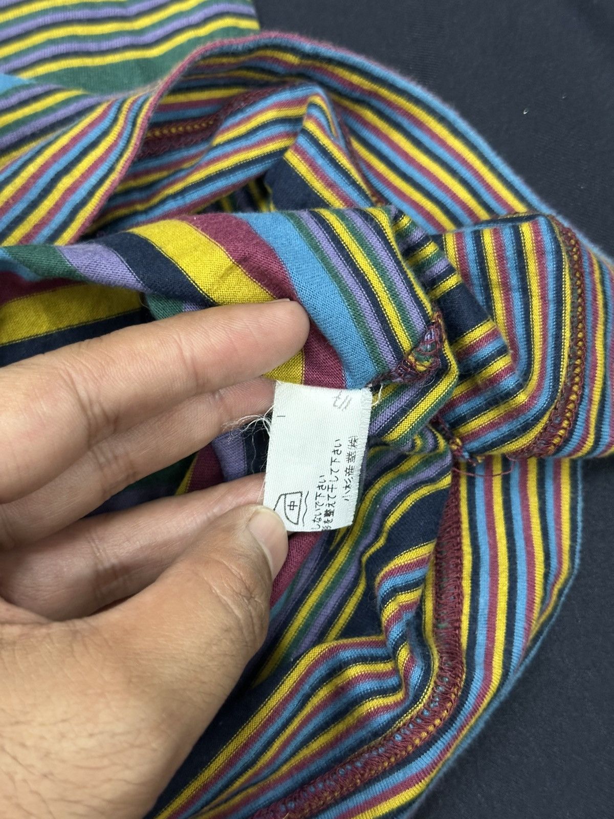 Missoni Vintage Missoni Multicolour Half Button L/S Shirt Size US M / EU 48-50 / 2 - 8 Thumbnail
