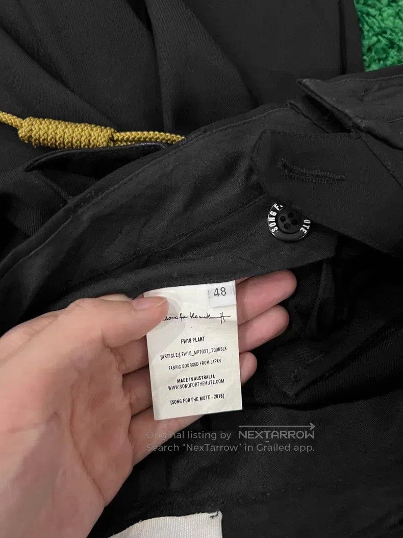 Song For The Mute Song For The Mute Black Casual Pants Size US 32 / EU 48 - 5 Thumbnail