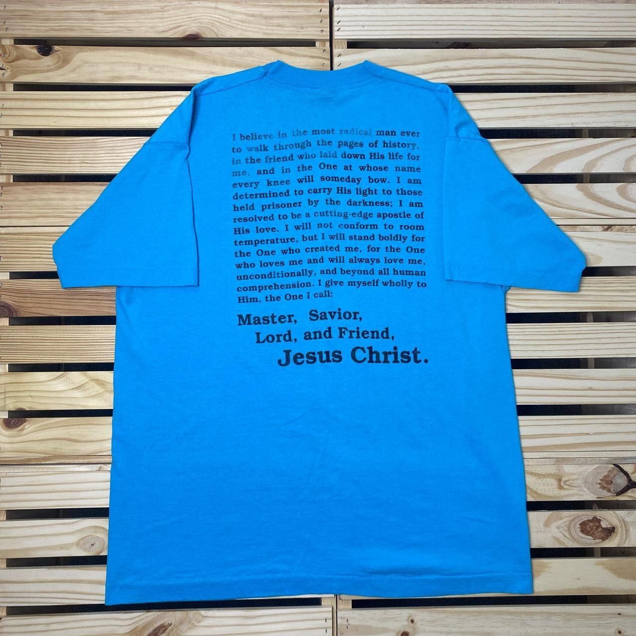 Other Vintage Bread 'N Jam Blue Jesus Tee Size XL Size US XL / EU 56 / 4 - 2 Thumbnail