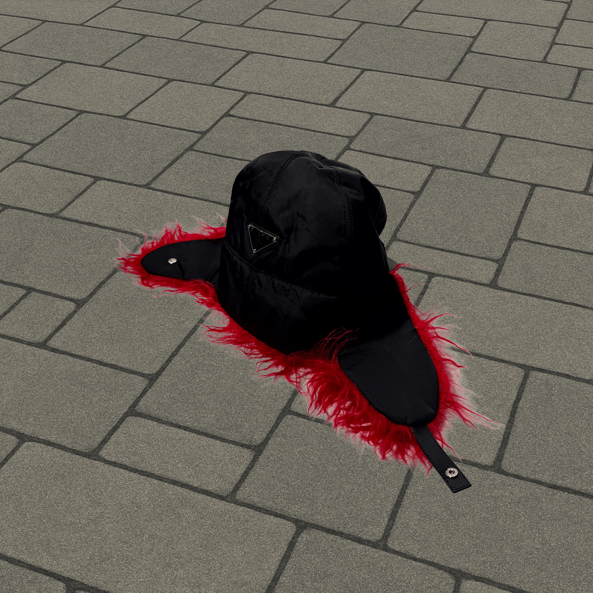 Prada Prada Fur Logo Hat Size ONE SIZE - 1 Thumbnail