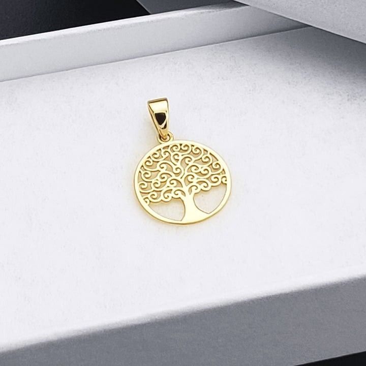 Other Tree of Life / Knowledge Charm 14k Yellow Gold Pendant Size ONE SIZE - 1 Thumbnail